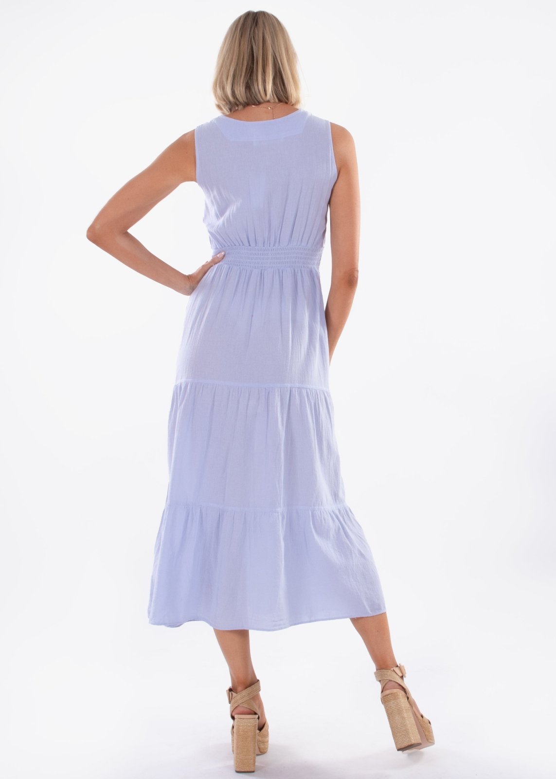 'Gabrielle' Tiered Crochet Maxi Dress WOMEN'S DRESS for women resort wear - Seaspice Resort Wear
