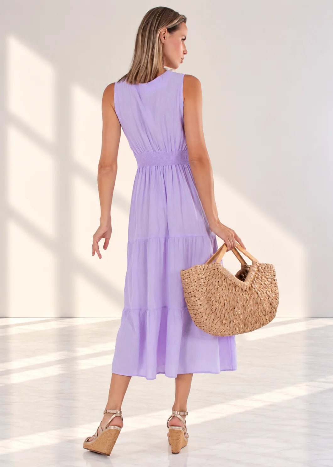 'Gabrielle' Tiered Crochet Maxi Dress WOMEN'S DRESS for women resort wear - Seaspice Resort Wear