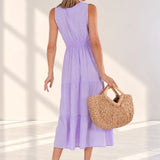 'Gabrielle' Tiered Crochet Maxi Dress WOMEN'S DRESS for women resort wear - Seaspice Resort Wear