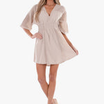 'Gianna' Short Sleeve Tunic Dress WOMEN'S DRESS for women resort wear - Seaspice Resort Wear