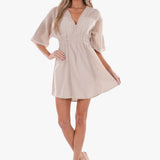 'Gianna' Short Sleeve Tunic Dress WOMEN'S DRESS for women resort wear - Seaspice Resort Wear