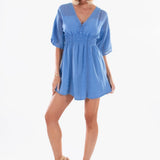'Gianna' Short Sleeve Tunic Dress WOMEN'S DRESS for women resort wear - Seaspice Resort Wear