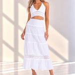 'Gina' Halter Crop Top WOMEN'S TOP for women resort wear - Seaspice Resort Wear