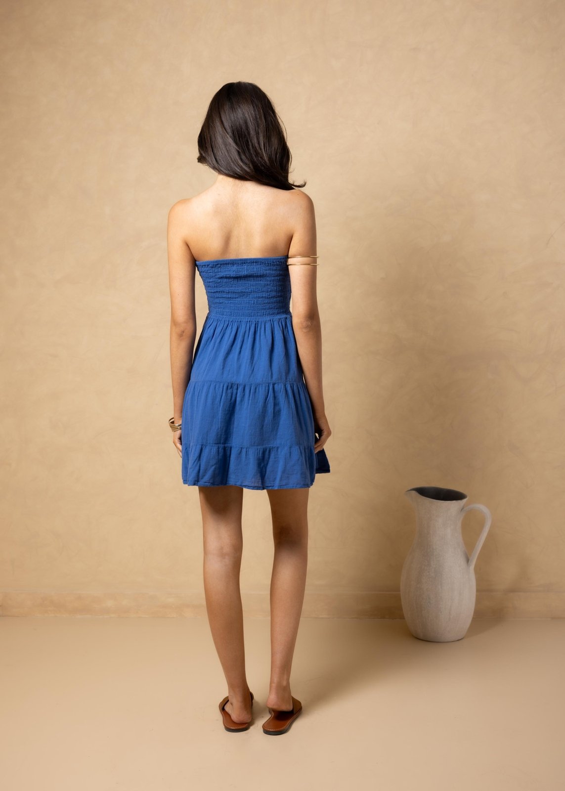 'Giselle' Strapless Twist - Front Cutout Mini Dress WOMEN'S DRESS for women resort wear - Seaspice Resort Wear