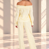 'Gloria' Off Shoulder Blouse WOMEN'S TOP for women resort wear - Seaspice Resort Wear