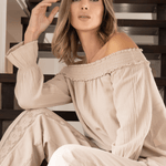 'Gloria' Off Shoulder Blouse WOMEN'S TOP for women resort wear - Seaspice Resort Wear