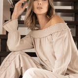 'Gloria' Off Shoulder Blouse WOMEN'S TOP for women resort wear - Seaspice Resort Wear