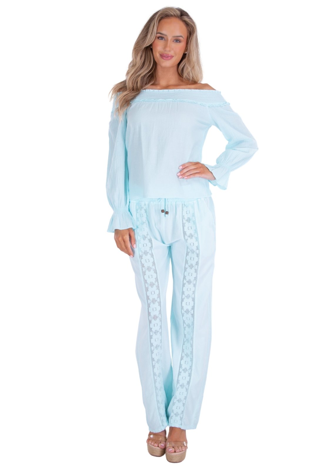 'Gloria' Off Shoulder Blouse WOMEN'S TOP for women resort wear - Seaspice Resort Wear