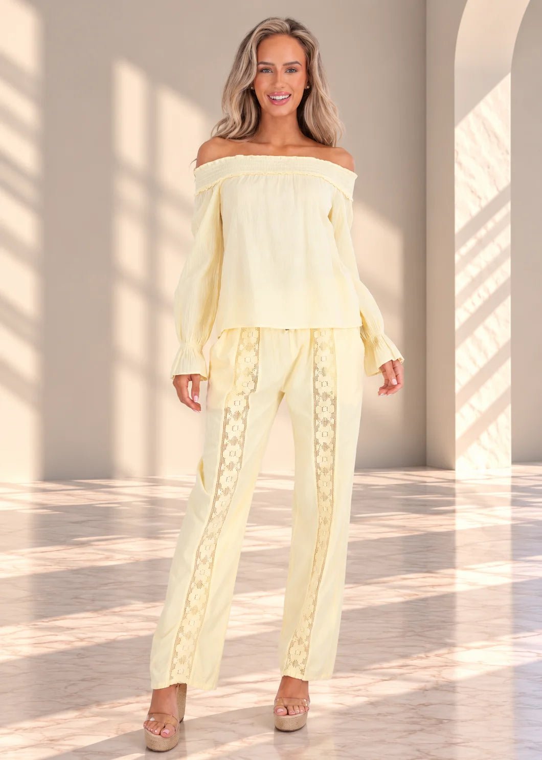'Gloria' Off Shoulder Blouse WOMEN'S TOP for women resort wear - Seaspice Resort Wear