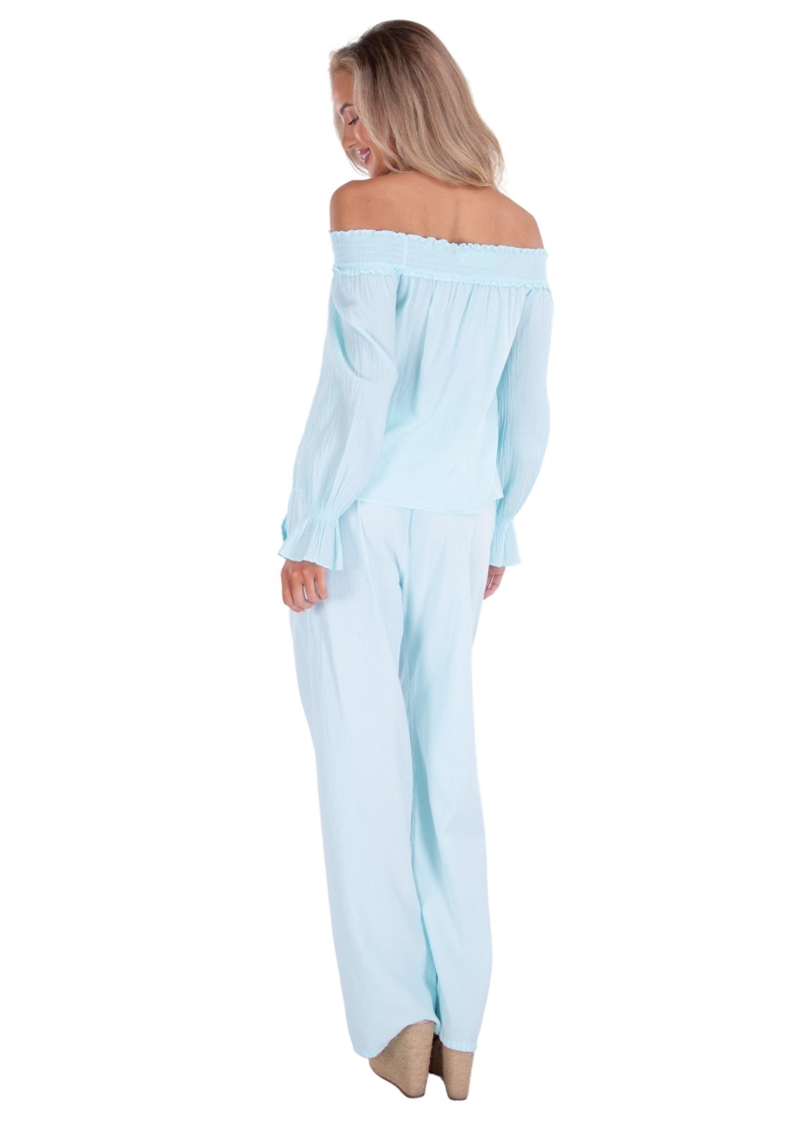 'Gloria' Off Shoulder Blouse WOMEN'S TOP for women resort wear - Seaspice Resort Wear