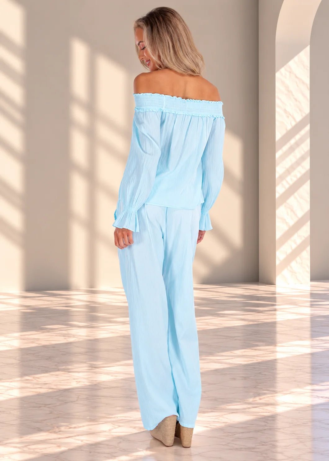 'Gloria' Off Shoulder Blouse WOMEN'S TOP for women resort wear - Seaspice Resort Wear