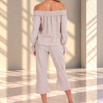 'Gloria' Off Shoulder Blouse WOMEN'S TOP for women resort wear - Seaspice Resort Wear