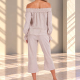 'Gloria' Off Shoulder Blouse WOMEN'S TOP for women resort wear - Seaspice Resort Wear