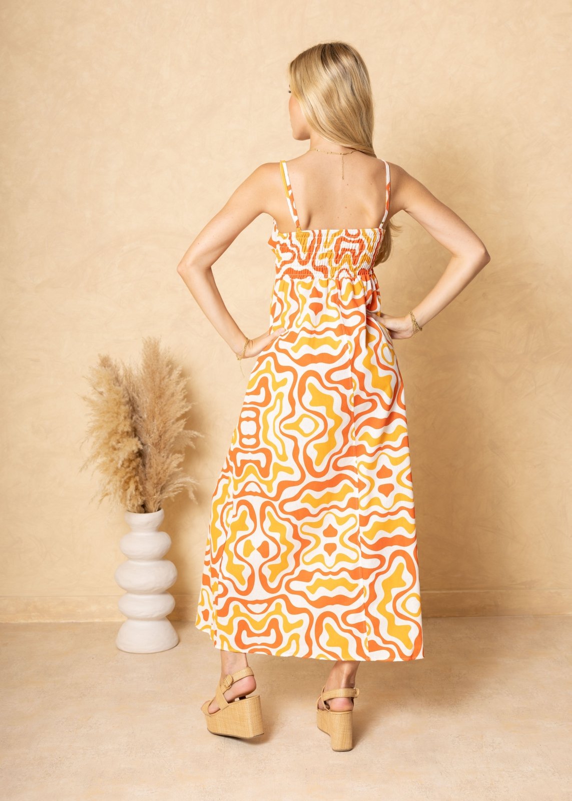 'Hallie' Print Maxi Dress WOMEN'S DRESS for women resort wear - Seaspice Resort Wear