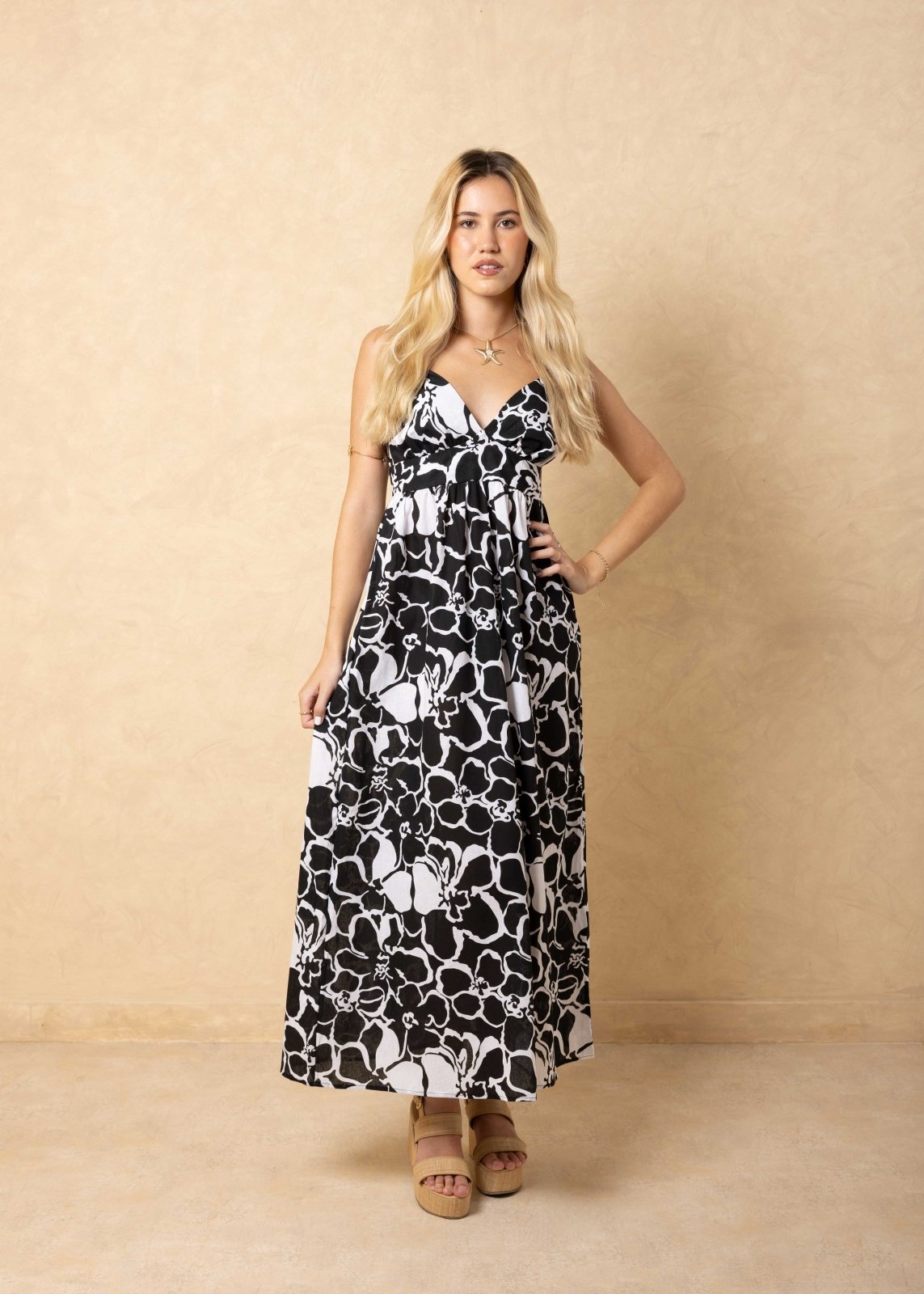 'Hallie' Print Maxi Dress WOMEN'S DRESS for women resort wear - Seaspice Resort Wear