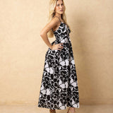 'Hallie' Print Maxi Dress WOMEN'S DRESS for women resort wear - Seaspice Resort Wear