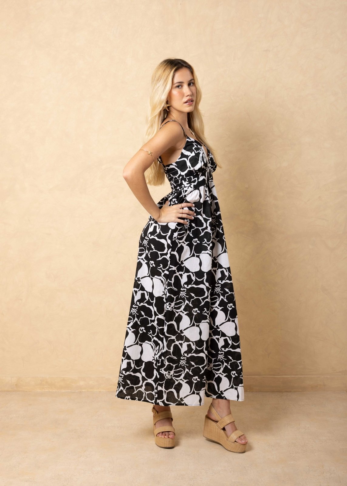 'Hallie' Print Maxi Dress WOMEN'S DRESS for women resort wear - Seaspice Resort Wear