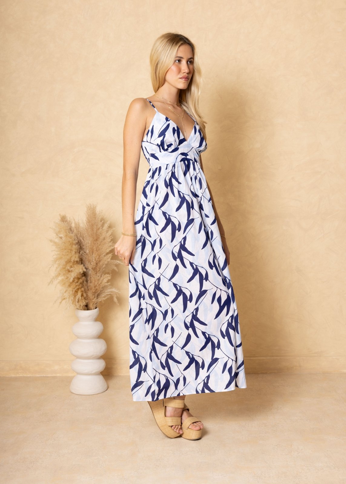 'Hallie' Print Maxi Dress WOMEN'S DRESS for women resort wear - Seaspice Resort Wear
