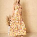 'Hallie' Print Maxi Dress WOMEN'S DRESS for women resort wear - Seaspice Resort Wear