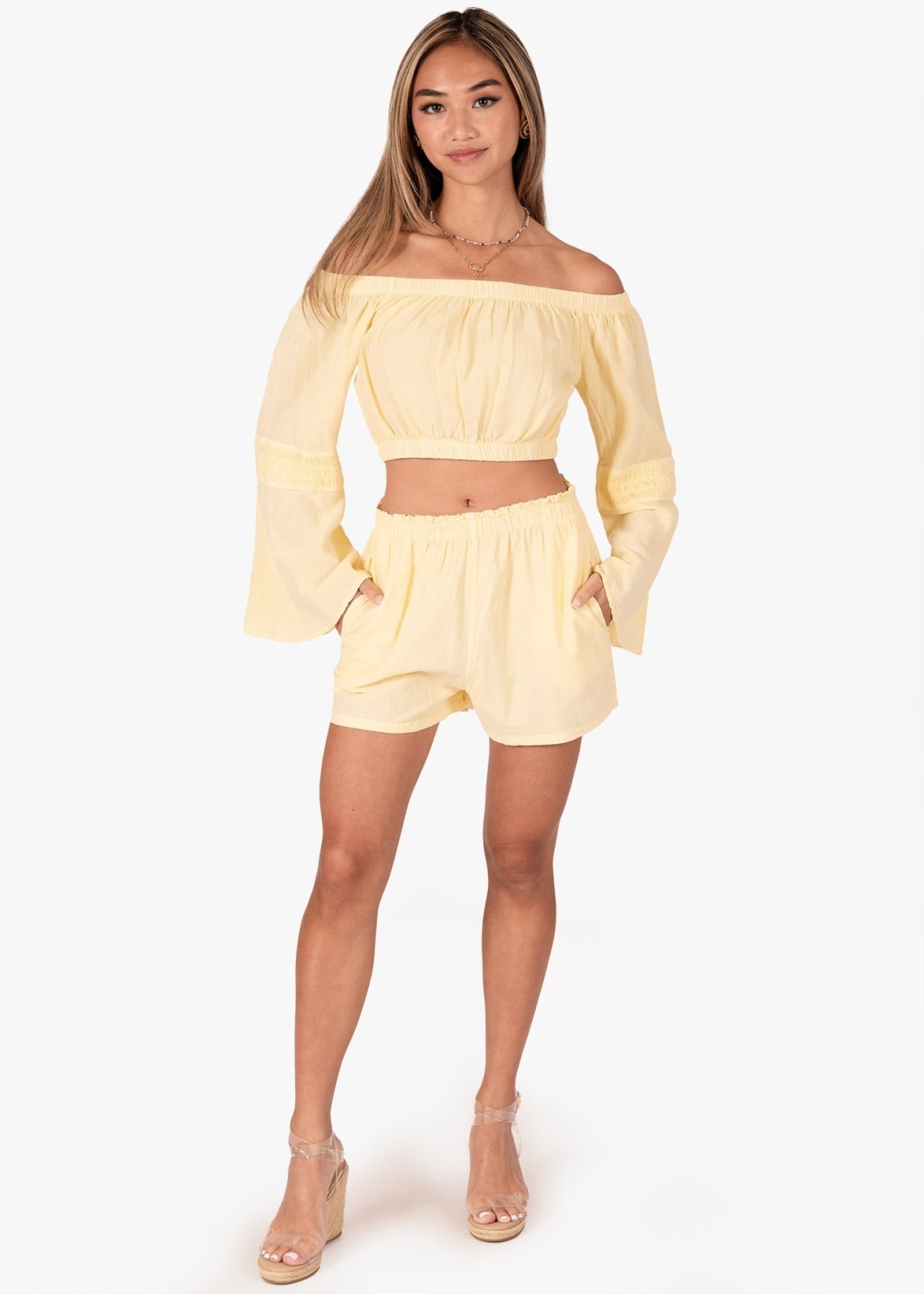 'Hayden' Front Pockets Shorts WOMEN'S SHORTS for women resort wear - Seaspice Resort Wear