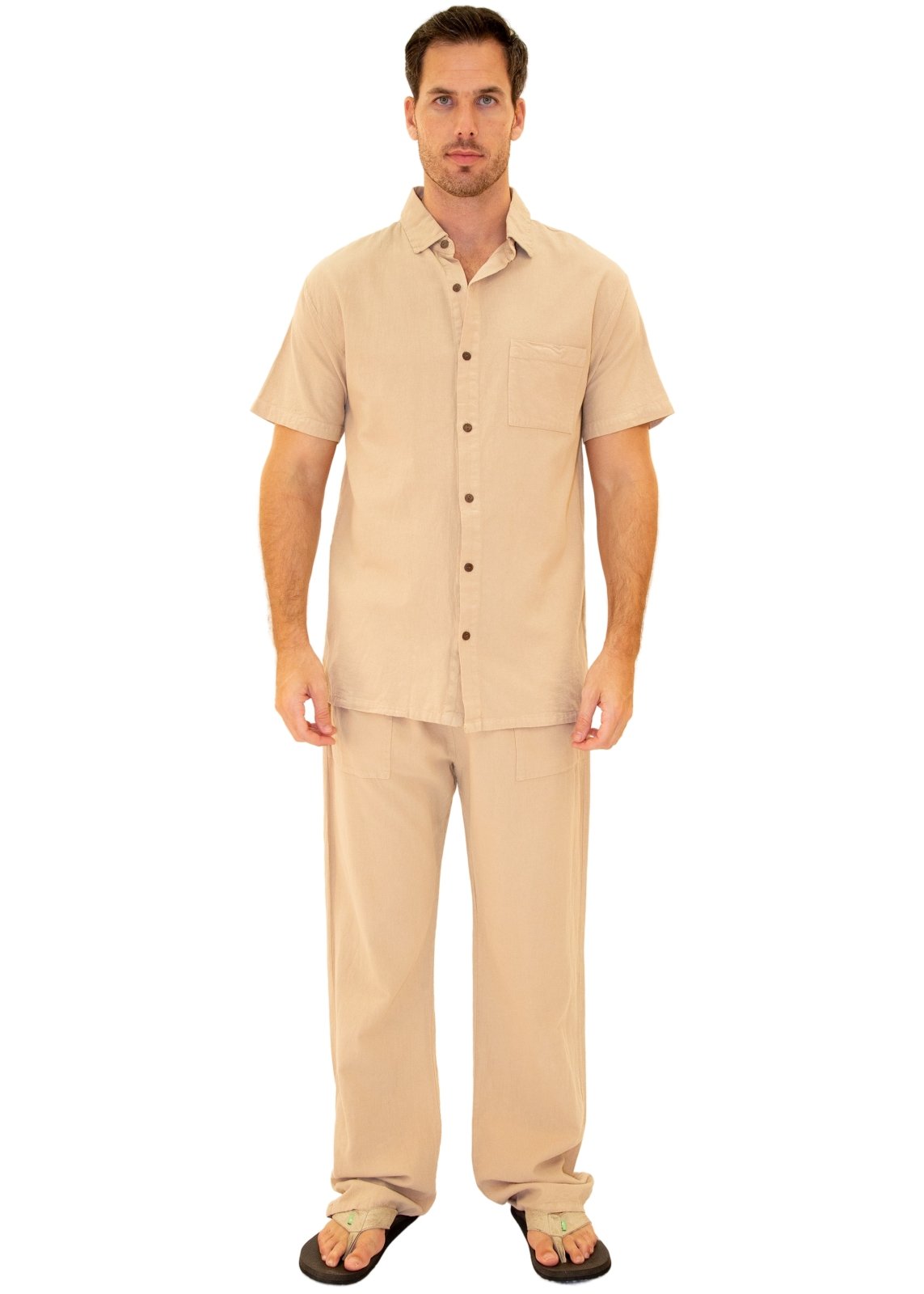 'Ibiza' Cotton Button Down