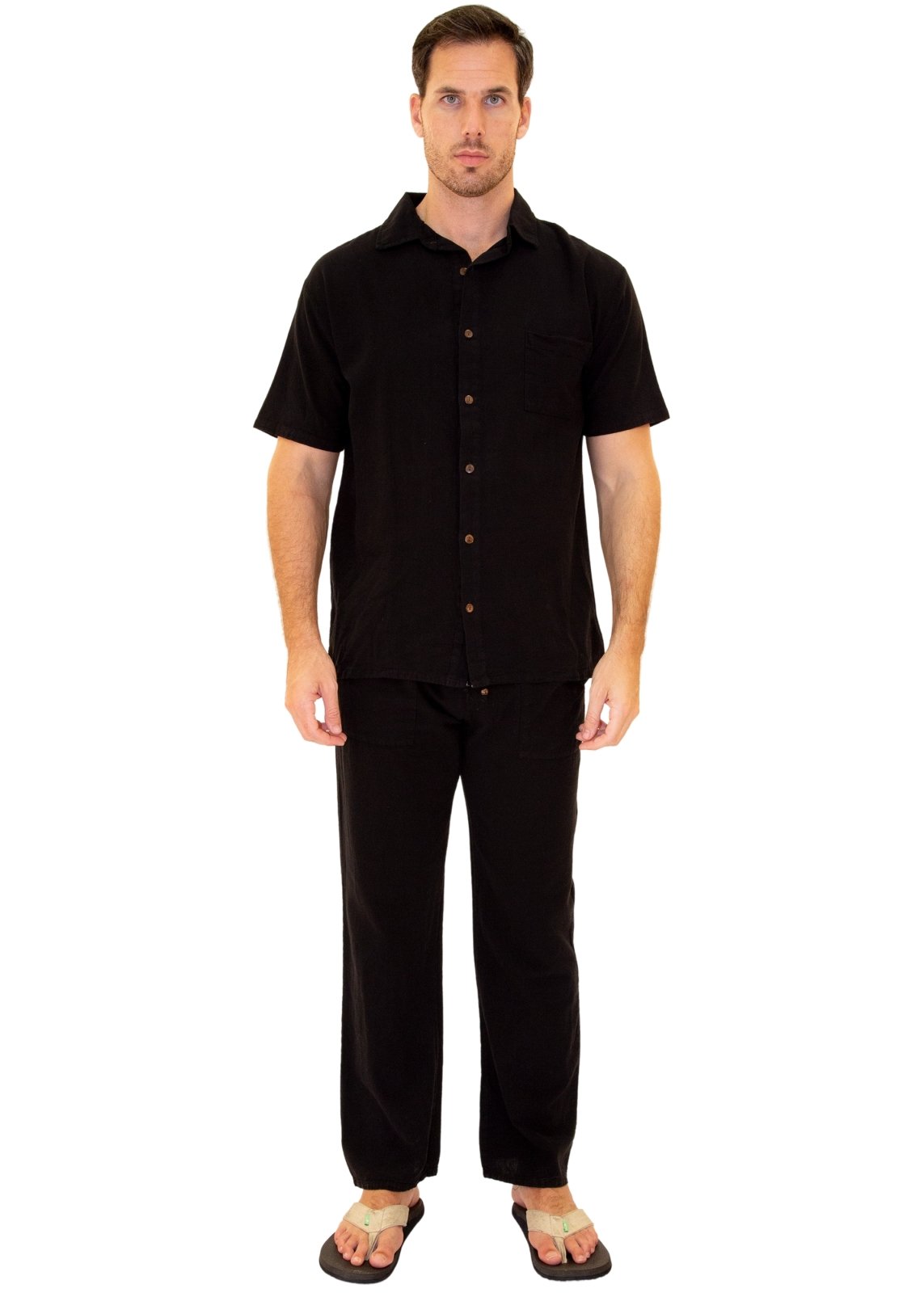 'Ibiza' Cotton Button Down