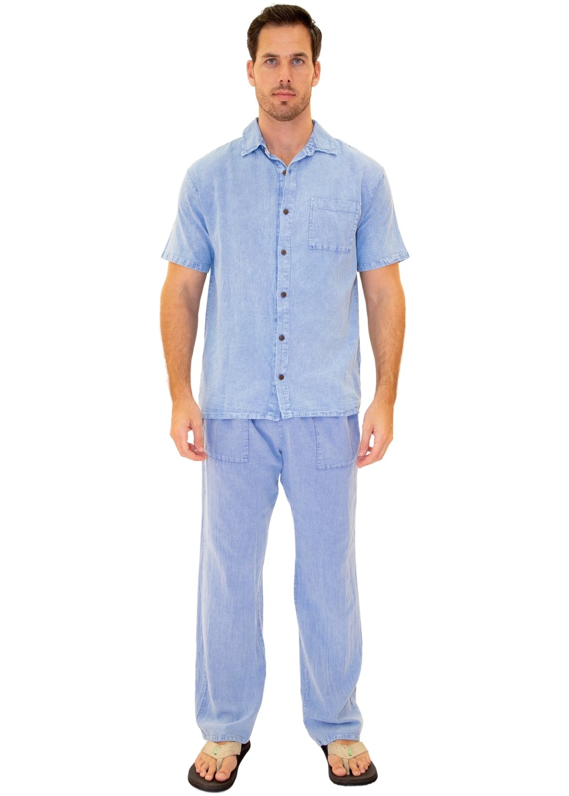'Ibiza' Cotton Button Down