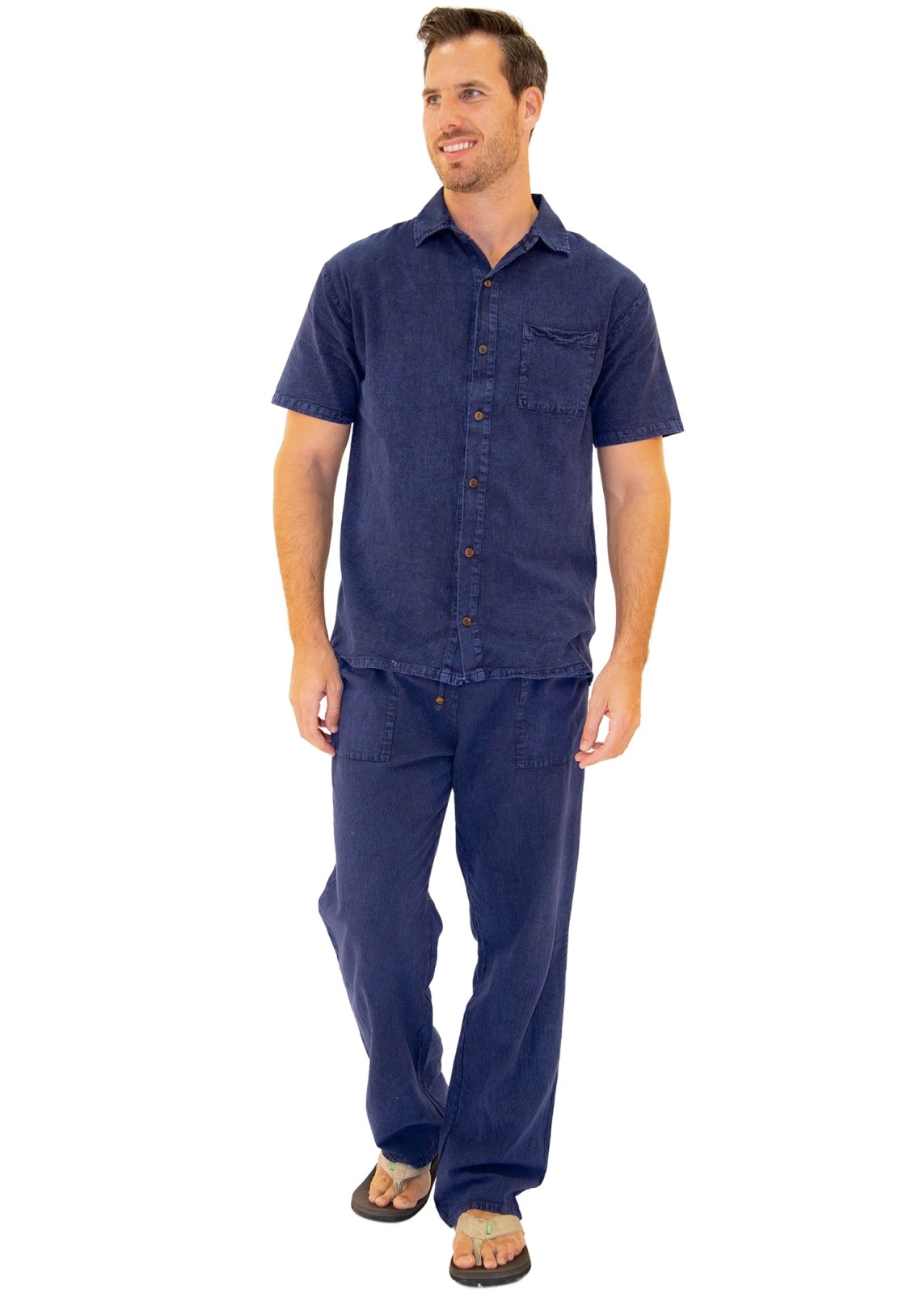 'Ibiza' Cotton Button Down