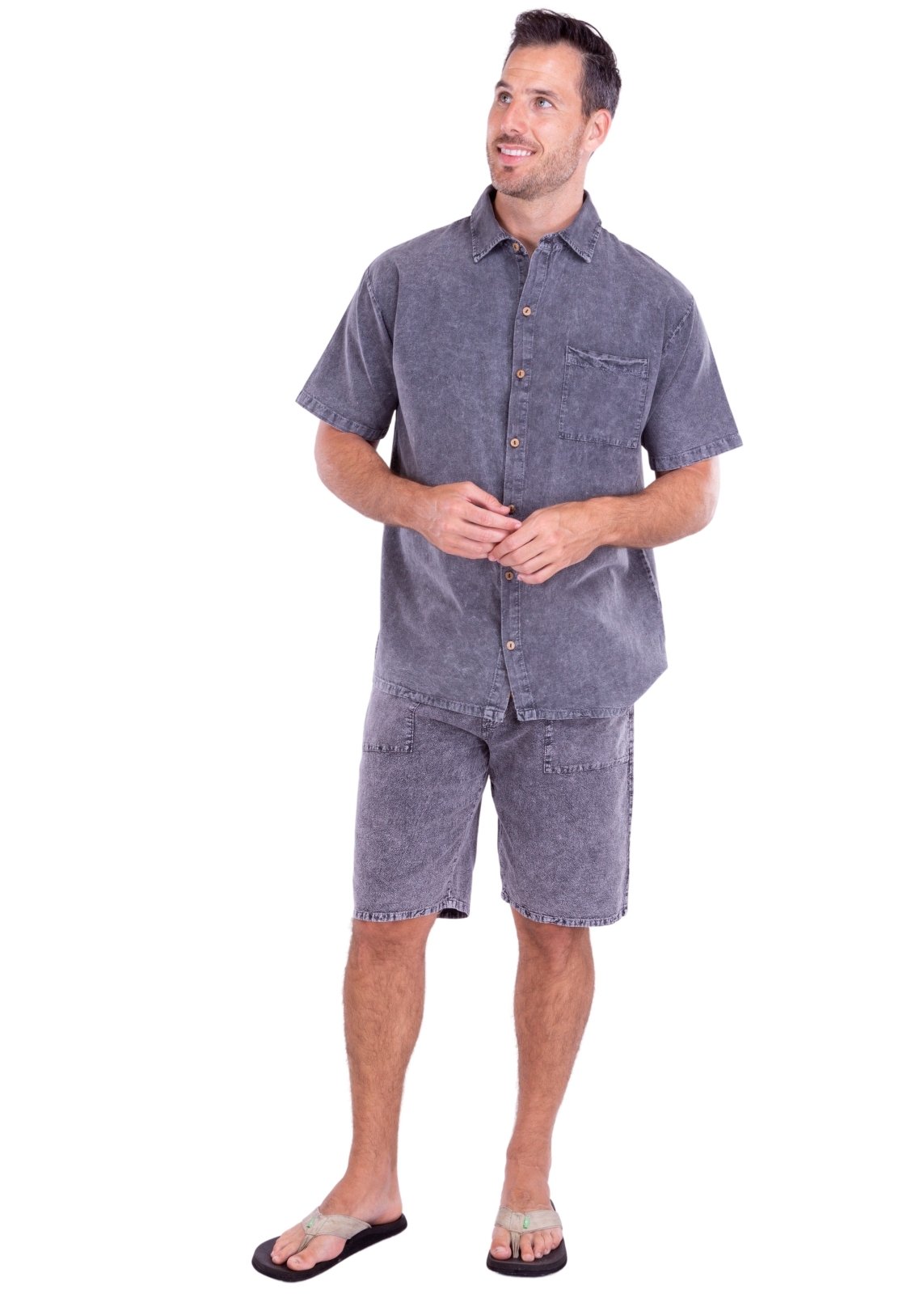 'Ibiza' Cotton Button Down SEASPICE MEN for women resort wear - Seaspice Resort Wear