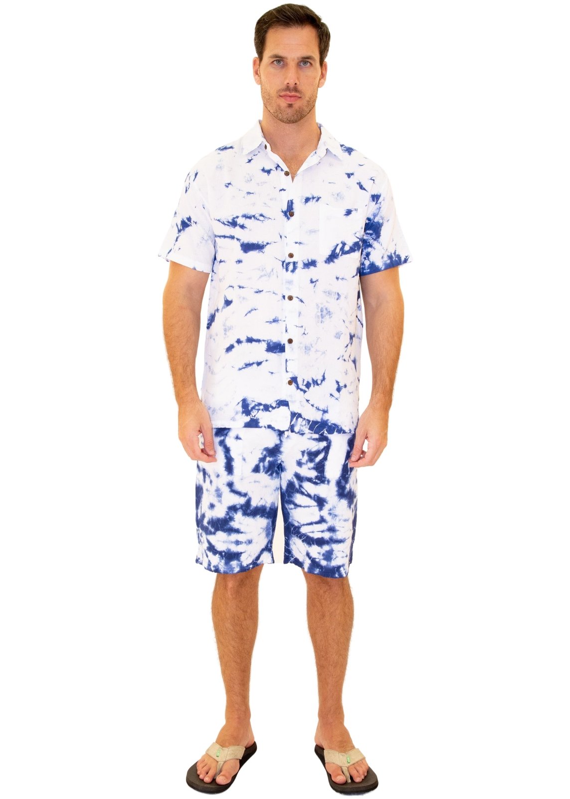 'Ibiza' Cotton Button Down SEASPICE MEN for women resort wear - Seaspice Resort Wear