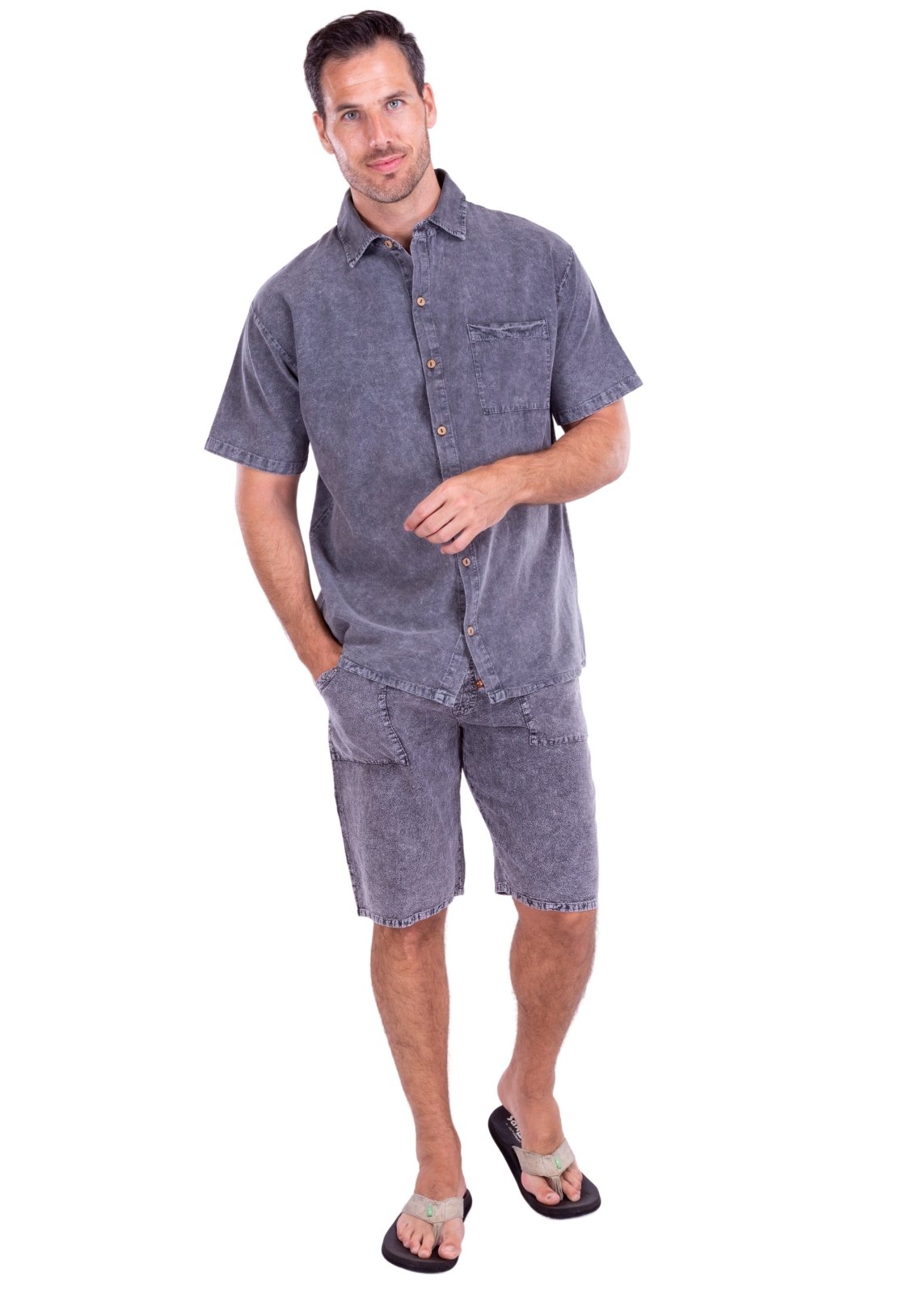 'Ibiza' Cotton Button Down SEASPICE MEN for women resort wear - Seaspice Resort Wear