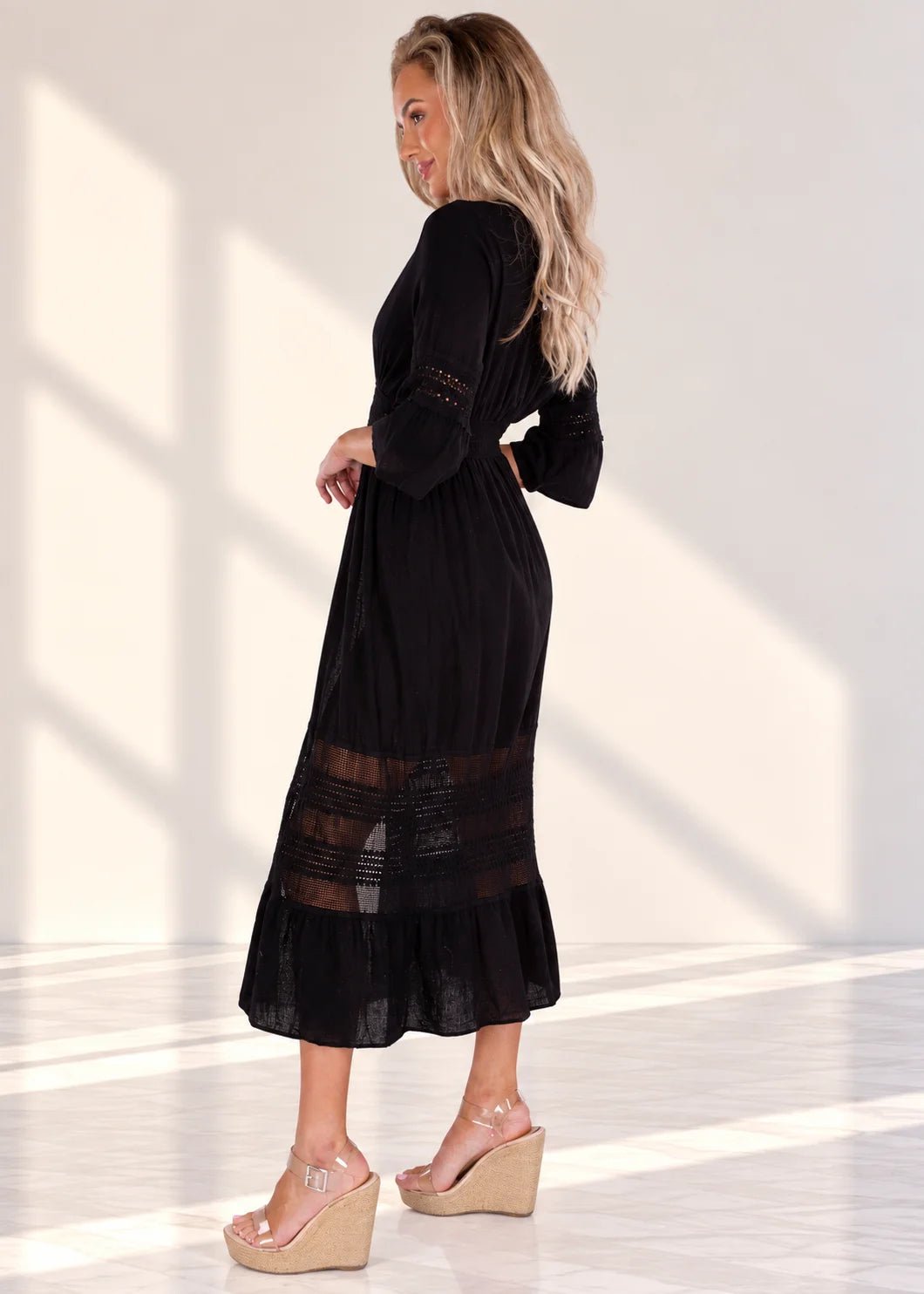 'Jacqueline' Tie-Front Cover-Up WOMEN'S COVER UP for women resort wear - Seaspice Resort Wear