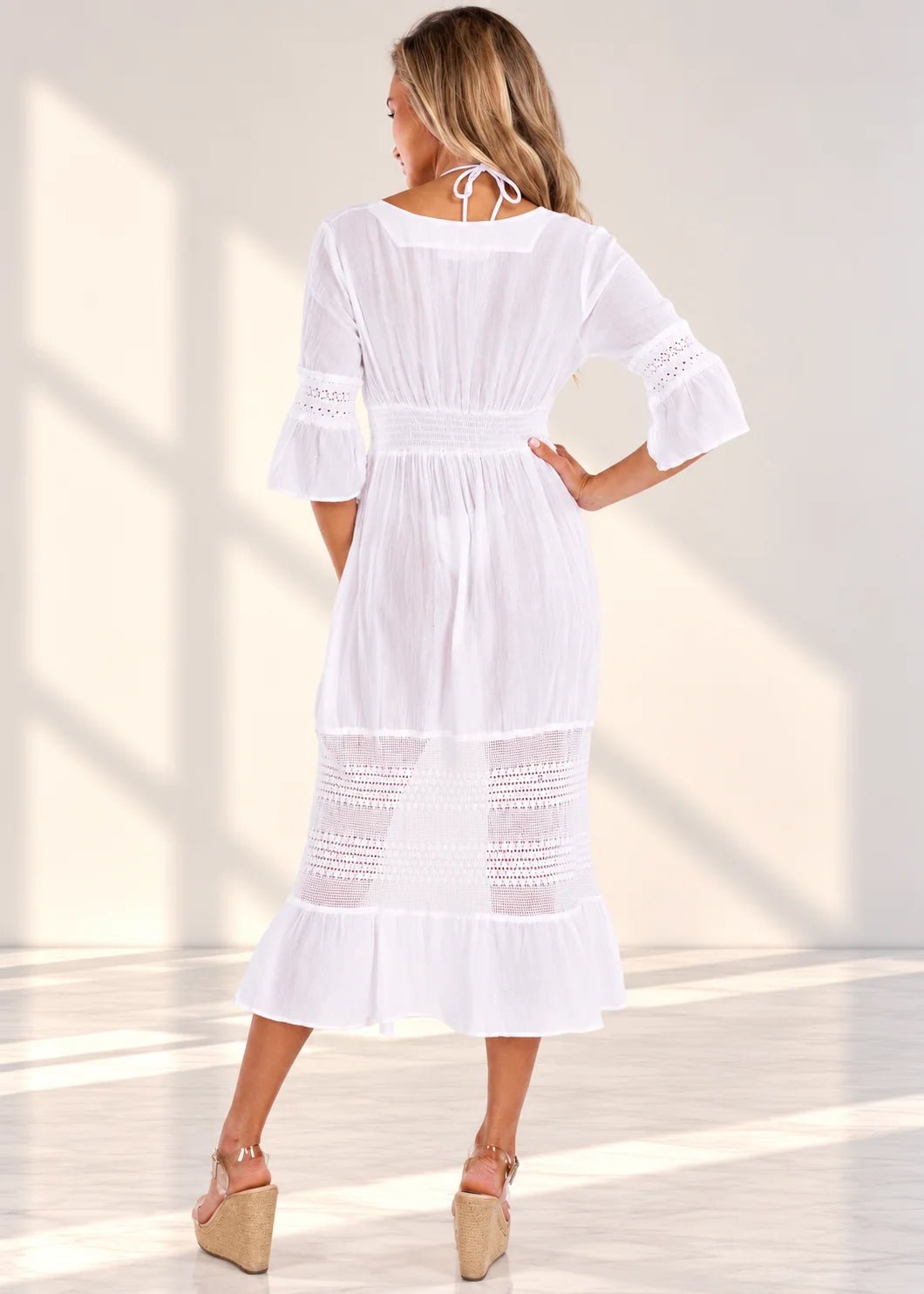 'Jacqueline' Tie-Front Cover-Up WOMEN'S COVER UP for women resort wear - Seaspice Resort Wear
