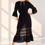 'Jacqueline' Tie-Front Cover-Up WOMEN'S COVER UP for women resort wear - Seaspice Resort Wear