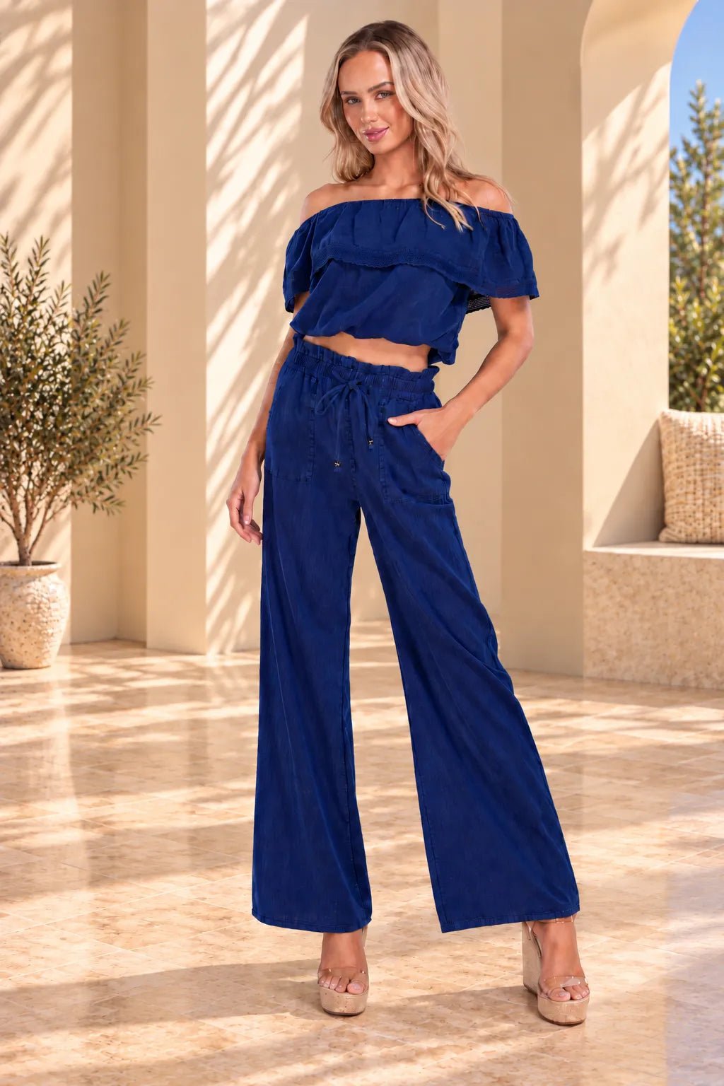 'Joy' Off Shoulder Top WOMEN'S TOP for women resort wear - Seaspice Resort Wear