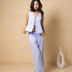 'Kairi' Print Tie - Front Vest Top WOMEN'S TOP for women resort wear - Seaspice Resort Wear