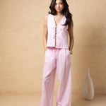 'Kairi' Print Tie - Front Vest Top WOMEN'S TOP for women resort wear - Seaspice Resort Wear