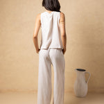 'Kairi' Tie - Front Vest Top WOMEN'S TOP for women resort wear - Seaspice Resort Wear