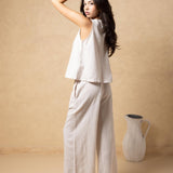 'Kairi' Tie - Front Vest Top WOMEN'S TOP for women resort wear - Seaspice Resort Wear