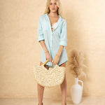 'Kenzie' Bag Made Of Natural Materials ACCESSORIES for women resort wear - Seaspice Resort Wear