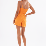'Kira' Tie Front Romper WOMEN'S ROMPER for women resort wear - Seaspice Resort Wear
