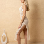 'Klair' Crochet Cover - Up Midi Dress WOMEN'S COVER UP for women resort wear - Seaspice Resort Wear