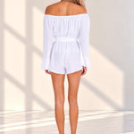 'Lizzie' Off Shoulder Romper WOMEN'S ROMPER for women resort wear - Seaspice Resort Wear