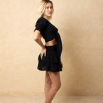 'Lucy' Tie Front Crop Top WOMEN'S TOP for women resort wear - Seaspice Resort Wear