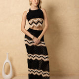 'Luna' Crochet Chevron Halter Top WOMEN'S TOP for women resort wear - Seaspice Resort Wear
