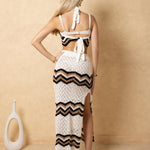 'Luna' Crochet Chevron Halter Top WOMEN'S TOP for women resort wear - Seaspice Resort Wear