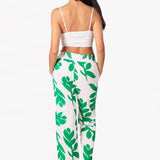 'Mallory' Flare Cotton Pants Print WOMEN'S PANTS for women resort wear - Seaspice Resort Wear