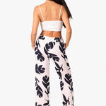 'Mallory' Flare Cotton Pants Print WOMEN'S PANTS for women resort wear - Seaspice Resort Wear