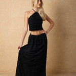'Marbella' Tiered Maxi Skirt WOMEN'S SKIRT for women resort wear - Seaspice Resort Wear