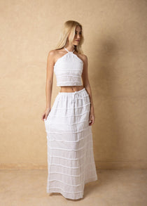 'Marbella' Tiered Maxi Skirt WOMEN'S SKIRT for women resort wear - Seaspice Resort Wear